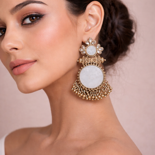 Antique Ethnic Jhumka Earrings for Women | Handcrafted Traditional Statement Jewellery – JOKOS